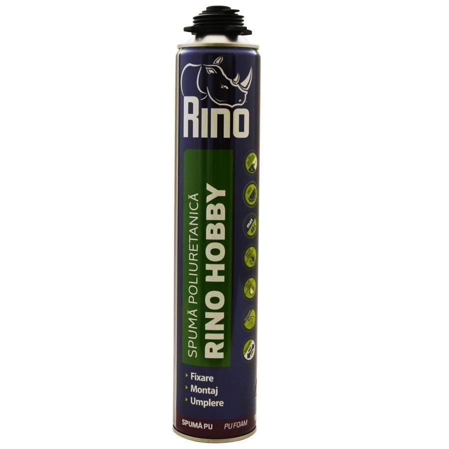 RINO Hobby Spumă poliuretanică, profesională, pentru pistol, 650ml